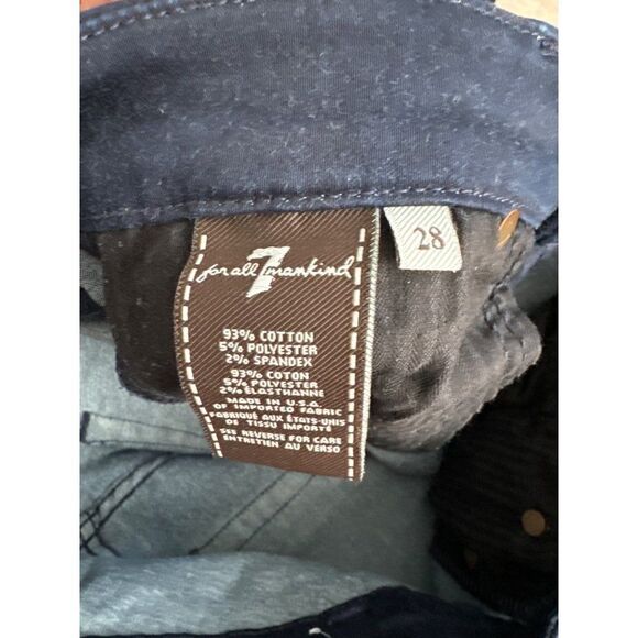 7 For All Mankind Women’s High Waist Skinny Jeans Size 28 - Picture 7 of 7